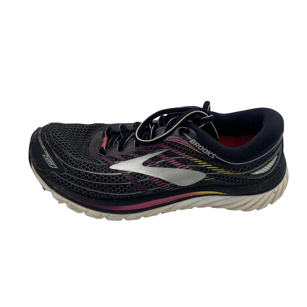 Brooks Glycerin 15 Shoes Womens Size 6.5B Black Pink Running Sneakers Cushioned